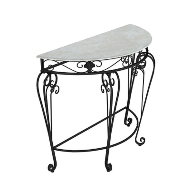 Sala 4 gambe Fucide legno in legno mezza luna resistente a graffi e console resistente alle macchie