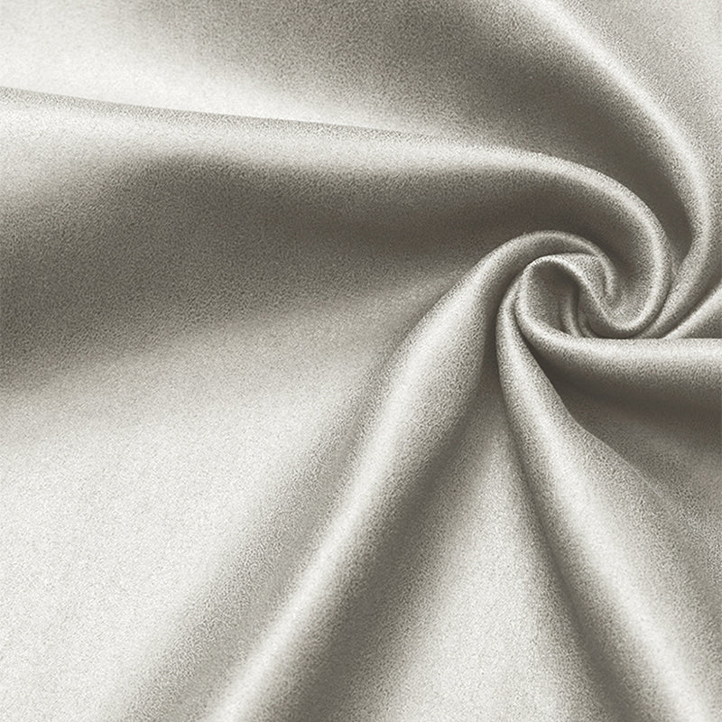 Modern beige standaardbed met rechthoekig paneel hoofdeinde en benen