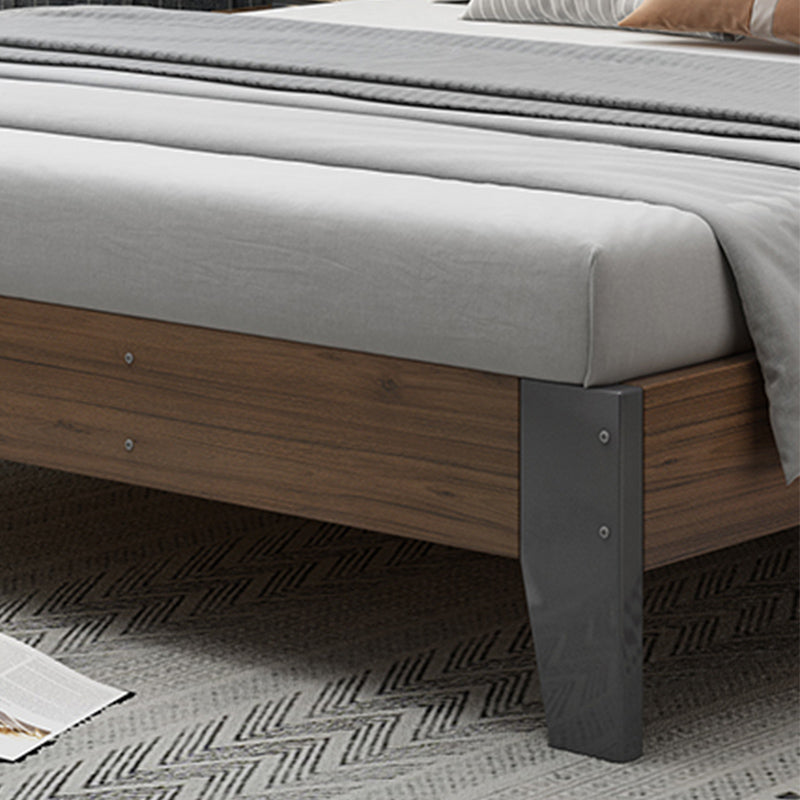 Modern Panel Wood Standard Bed with Rectangular Headboard for Bedroom Clearhalo 'Bedroom Furniture' 'Beds' 'furn' 'furn_beds' 'Furniture' 5473281