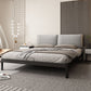 Modern Wire-Grid Metal Bed 78.74" L Bed Frame with Headboard Clearhalo 'Bedroom Furniture' 'Beds' 'furn' 'furn_beds' 'Furniture' 5473384