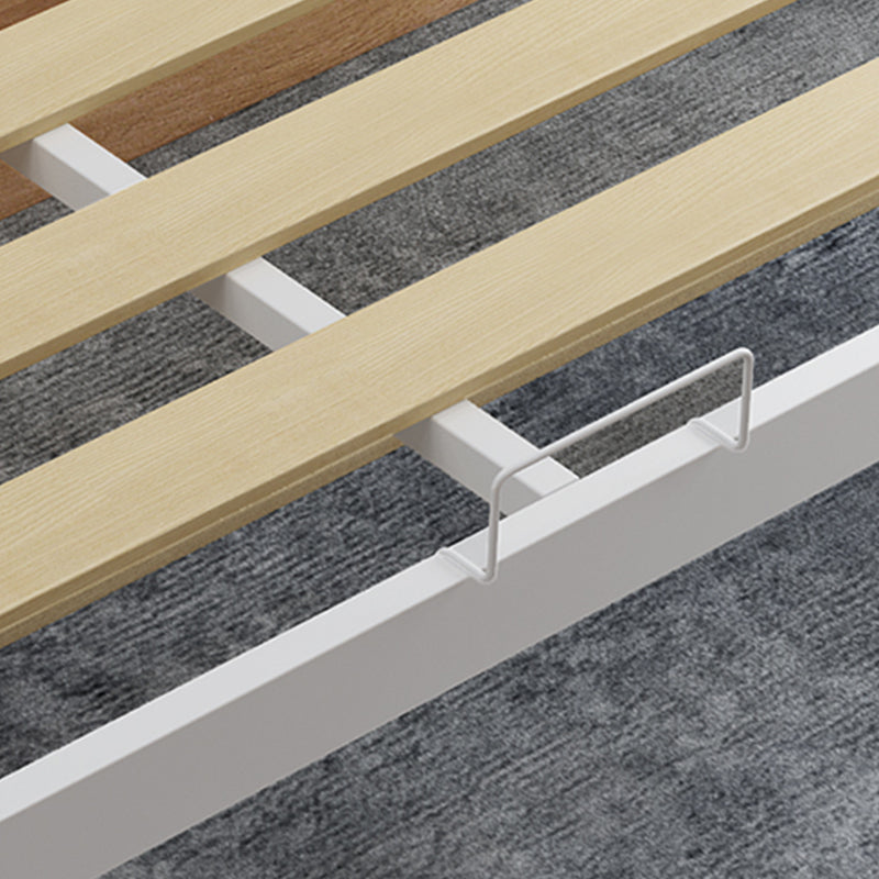 Fiamma del letto di alto profilo in metallo contemporaneo da 39,37 "a pannello H