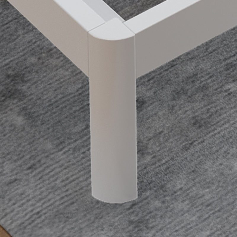 Fiamma del letto di alto profilo in metallo contemporaneo da 39,37 "a pannello H