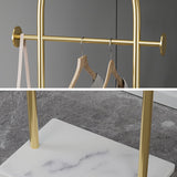 Metal Entryway Kit Industrial Hall Tree with Hanging Rail Free Standing Coat Rack Clearhalo 'Entry & Mudroom Furniture' 'furn' 'furn_hall_tree_coat_racks' 'Furniture' 'Hall Trees & Coat Racks' 'hall_tree_coat_racks' 5473438