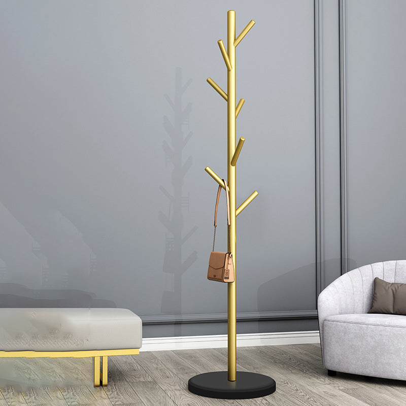 Designer -Metallbeschattierungs -Rack Marmor Bottomattrack mit Hooks Hall Tree