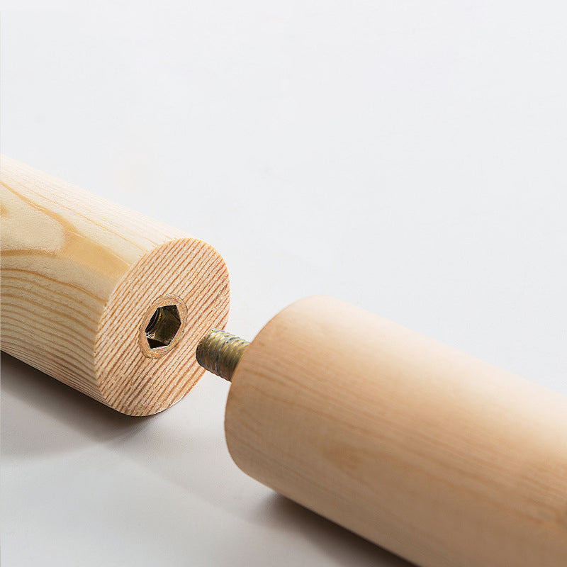 Wooden Hall Stand Entryway Hook Tripod Steady Hall Tree Coat Hanger Clearhalo 'Entry & Mudroom Furniture' 'furn' 'furn_hall_tree_coat_racks' 'Furniture' 'Hall Trees & Coat Racks' 'hall_tree_coat_racks' 5473725