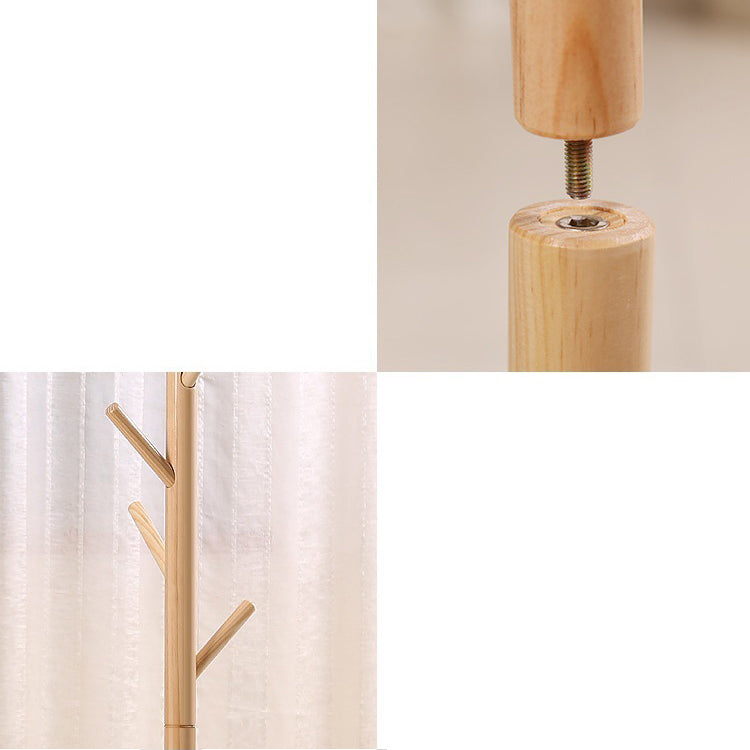 Wood Hall Tree Hooks Entryway Kit geen pijnlijk vrijstaand kaderrek