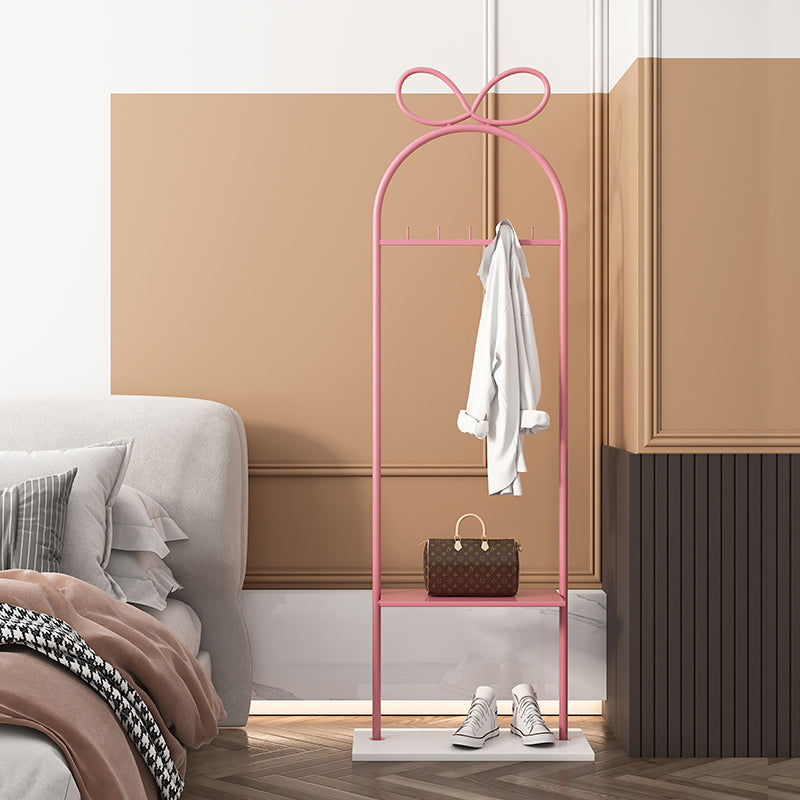 Hall Tree Splendido appendiabiti in metallo Scaffale di stoccaggio della sala con ganci