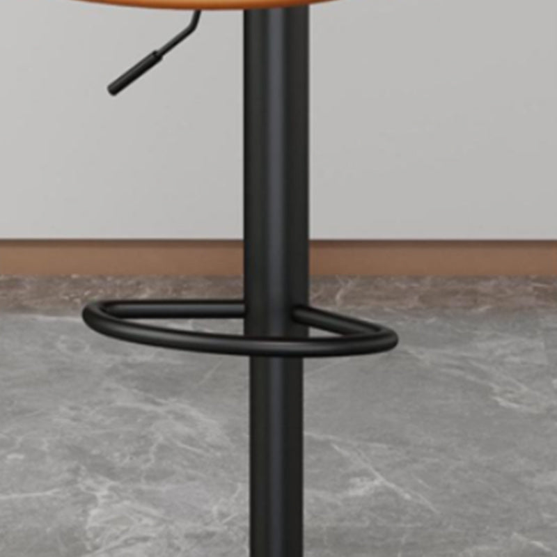 Nordic Style Bar Stool Liftable Counter Bar-stool with Metal Legs Clearhalo 'Bar Furniture' 'Bar Stools' 'bar_stools' 'furn' 'furn_bar_stools' 'Furniture' 'Kitchen & Dining Furniture' 5474435