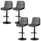 Nordic Style Bar Stool Liftable Counter Bar-stool with Metal Legs Grey 4 Piece Set Clearhalo 'Bar Furniture' 'Bar Stools' 'bar_stools' 'furn' 'furn_bar_stools' 'Furniture' 'Kitchen & Dining Furniture' 5474436