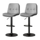 Nordic Style Bar Stool Liftable Counter Bar-stool with Metal Legs Light Gray 2 Piece Set Clearhalo 'Bar Furniture' 'Bar Stools' 'bar_stools' 'furn' 'furn_bar_stools' 'Furniture' 'Kitchen & Dining Furniture' 5474441