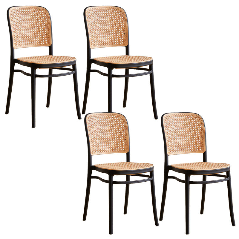 Sgabello da bar in plastica da bar in stile nordico con gambe di plastica per la casa