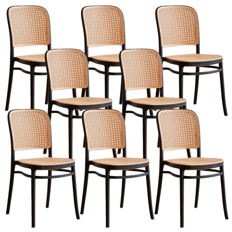 Sgabello da bar in plastica da bar in stile nordico con gambe di plastica per la casa