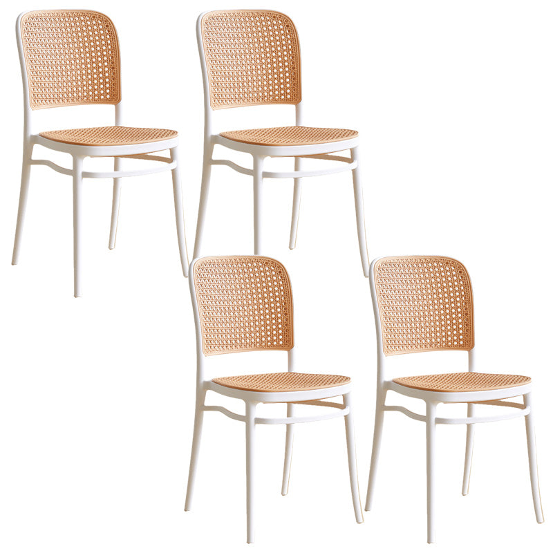 Sgabello da bar in plastica da bar in stile nordico con gambe di plastica per la casa