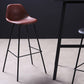 Contemporary Style Bar-stool Bucket Bar Stool with Metal Legs for Home Clearhalo 'Bar Furniture' 'Bar Stools' 'bar_stools' 'furn' 'furn_bar_stools' 'Furniture' 'Kitchen & Dining Furniture' 5474580