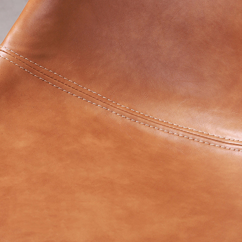 Contemporary Style Bar-stool Bucket Bar Stool with Metal Legs for Home Clearhalo 'Bar Furniture' 'Bar Stools' 'bar_stools' 'furn' 'furn_bar_stools' 'Furniture' 'Kitchen & Dining Furniture' 5474592