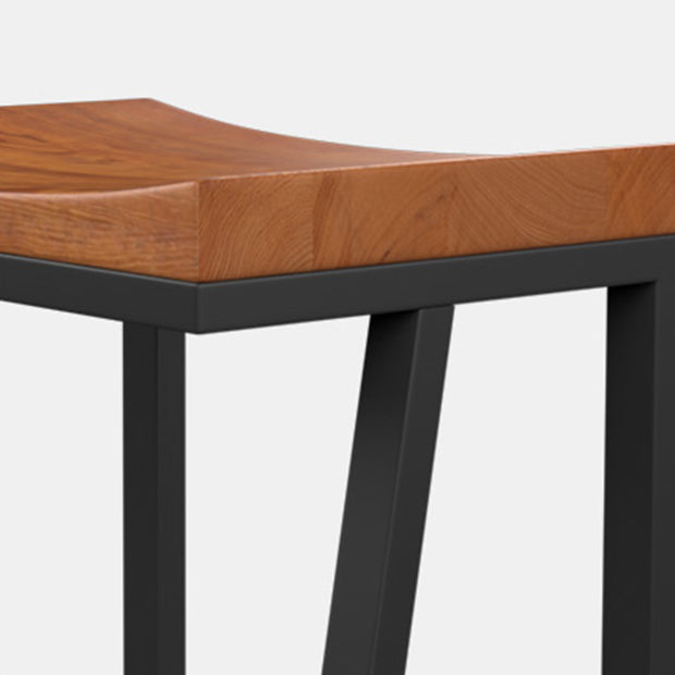 Taburete de comedor de rectángulo industrial taburete de bar de hierro para Bristol