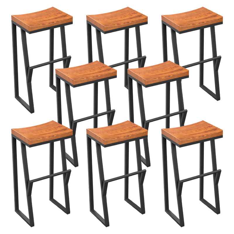 Sgabello da bar in ferro da pranzo del rettangolo industriale per bristol