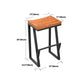 Taburete de comedor de rectángulo industrial taburete de bar de hierro para Bristol