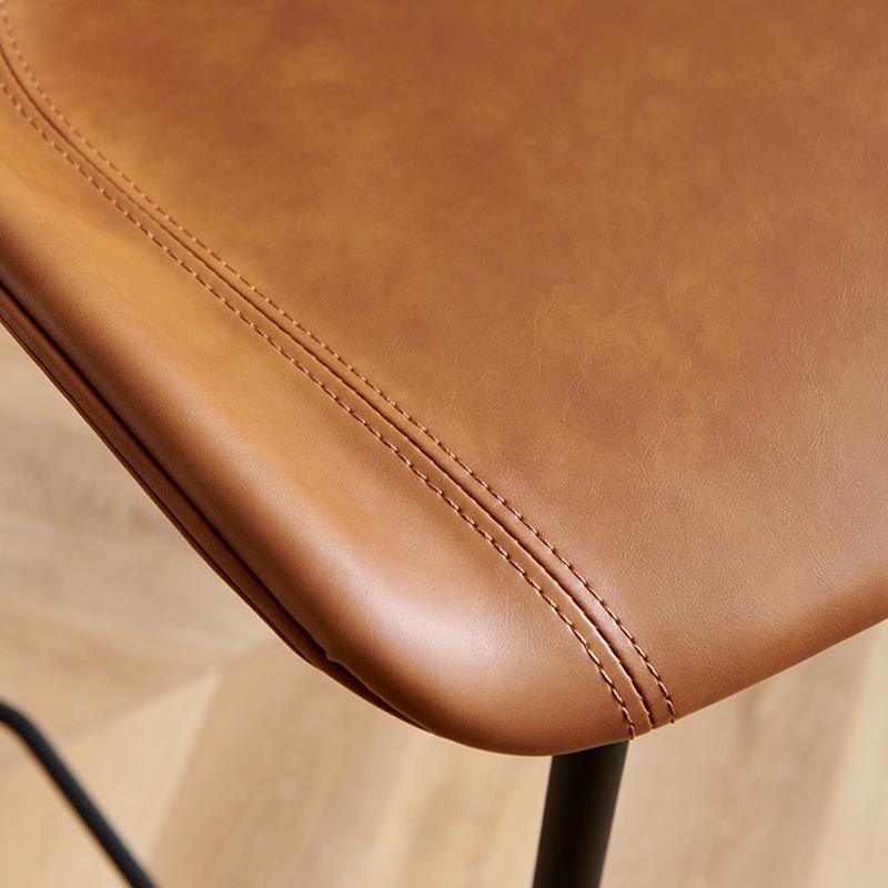 Barra posteriore e sgabelli da barra industriale a poggiapiedi in metallo sgabello da bar in metallo