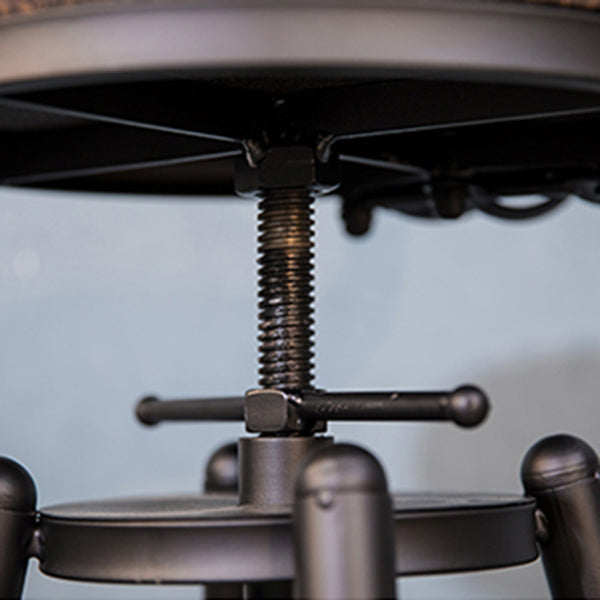 Tavolo da bar in legno massiccio industriale set 1/5/9 pezzi Tavolino con sgabelli alti