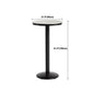 Modern 1/3 Pieces Bar Table Set Round Stone Counter Table with Backrest Stools Clearhalo 'Bar Furniture' 'furn' 'furn_home_bar_bar_sets' 'Furniture' 'Home Bars & Bar Sets' 'home_bar_bar_sets' 'Kitchen & Dining Furniture' 5475156