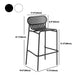 1/2/4 Pieces Modern Bar Set Matte Finish Metal Bar Stool and Table Set