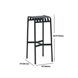 1/2/4 Pieces Modern Bar Set Matte Finish Metal Bar Stool and Table Set