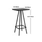 1/2/4 Pieces Modern Bar Set Matte Finish Metal Bar Stool and Table Set