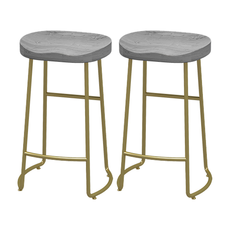 Living Room Modern Pub Set 1/2/4/7 Pieces Oval Wood Bar Stool and Table Set