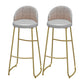 Living Room Modern Pub Set 1/2/4/7 Pieces Oval Wood Bar Stool and Table Set
