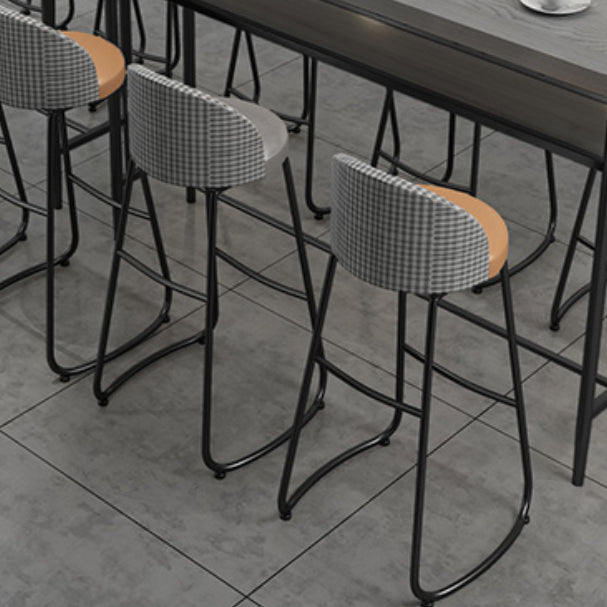 Soggiorno set moderno per pub 1/2/4/7 pezzi sgabello da bar in legno ovale e set da tavolo