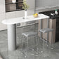 Ensemble de tabouret et Table de Bar modernes en pierre frittée, 1/2/5 pièces