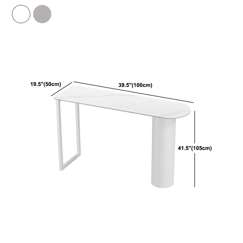 Ensemble de tabouret et Table de Bar modernes en pierre frittée, 1/2/5 pièces