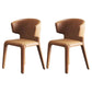 Glam Dining Set 1/2/4/7 Pieces Sintered Stone Top Table with Wingback Chairs 2 Orange Chairs Clearhalo 'Dining Room Sets' 'Dining Tables & Seating' 'dining_room_set' 'furn' 'furn_dining_room_set' 'Furniture' 'Kitchen & Dining Furniture' 5475323