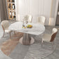 Set da pranzo moderno in pietra sinterizzata Set da pranzo da 1/2/5/7 pezzi per uso domestico