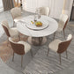 Set da pranzo moderno in pietra sinterizzata Set da pranzo da 1/2/5/7 pezzi per uso domestico