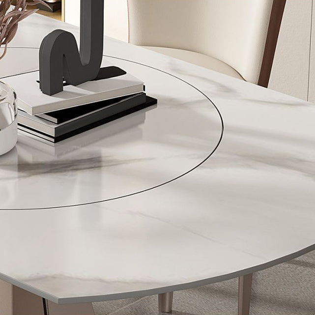 Set da pranzo moderno in pietra sinterizzata Set da pranzo da 1/2/5/7 pezzi per uso domestico