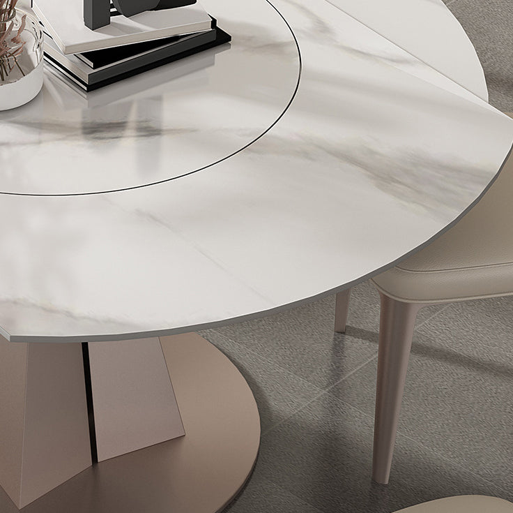 Set da pranzo moderno in pietra sinterizzata Set da pranzo da 1/2/5/7 pezzi per uso domestico