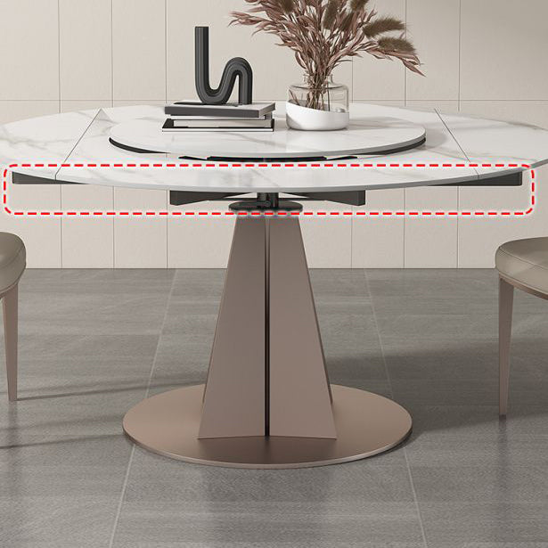 Set da pranzo moderno in pietra sinterizzata Set da pranzo da 1/2/5/7 pezzi per uso domestico