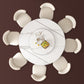 Set da pranzo moderno in pietra sinterizzata Set da pranzo da 1/2/5/7 pezzi per uso domestico