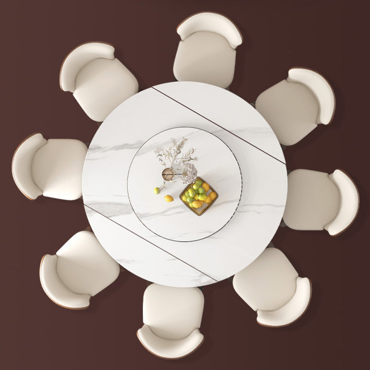 Set da pranzo moderno in pietra sinterizzata Set da pranzo da 1/2/5/7 pezzi per uso domestico