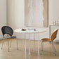 Contemporary Dining Room Set 1/2/3 Pcs Sintered Stone Top Table with Chairs 3 Pieces: Table, 1 Brown+1 Black Chairs Clearhalo 'Dining Room Sets' 'Dining Tables & Seating' 'dining_room_set' 'furn' 'furn_dining_room_set' 'Furniture' 'Kitchen & Dining Furniture' 5475356