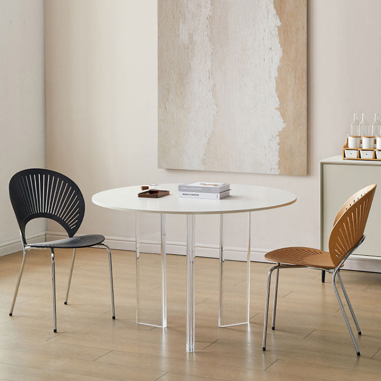Contemporary Dining Room Set 1/2/3 Pcs Sintered Stone Top Table with Chairs 3 Pieces: Table, 1 Brown+1 Black Chairs Clearhalo 'Dining Room Sets' 'Dining Tables & Seating' 'dining_room_set' 'furn' 'furn_dining_room_set' 'Furniture' 'Kitchen & Dining Furniture' 5475356