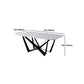 Modern Dining Set 1/4/5/7 Pcs Rectangle Dining Table with Wingback Chairs Clearhalo 'Dining Room Sets' 'Dining Tables & Seating' 'dining_room_set' 'furn' 'furn_dining_room_set' 'Furniture' 'Kitchen & Dining Furniture' 5475398