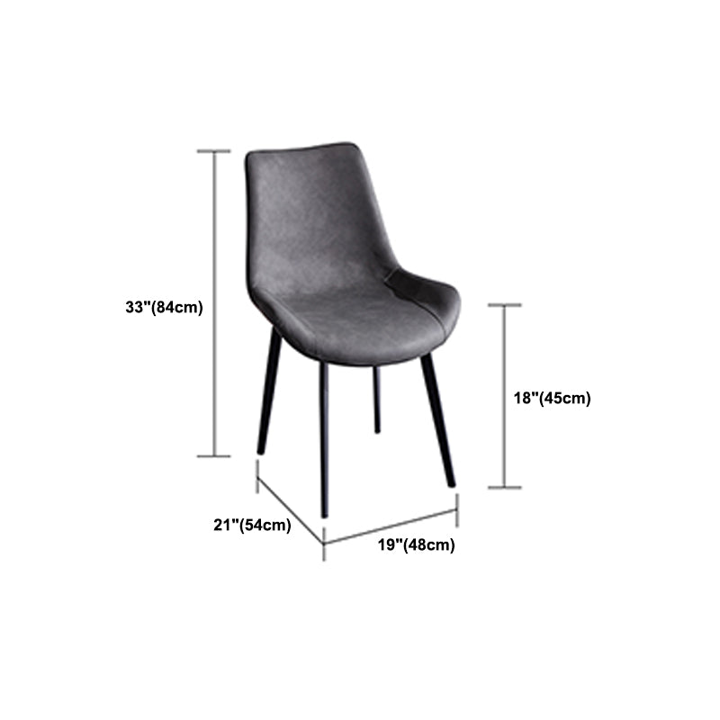 Modern Dining Set 1/4/5/7 Pcs Rectangle Dining Table with Wingback Chairs Clearhalo 'Dining Room Sets' 'Dining Tables & Seating' 'dining_room_set' 'furn' 'furn_dining_room_set' 'Furniture' 'Kitchen & Dining Furniture' 5475404