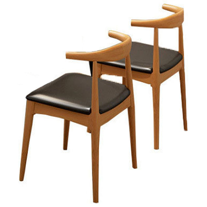 Industrial Dining Set 1/2/5 Pcs Solid Wood Dining Table and Chairs 2 Wood Chairs Clearhalo 'Dining Room Sets' 'Dining Tables & Seating' 'dining_room_set' 'furn' 'furn_dining_room_set' 'Furniture' 'Kitchen & Dining Furniture' 5475407