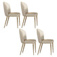 Luxurious Sintered Stone Top Dining Set Rectangle 1/4/5/6/7 Pieces Dining Room Table Set 4 White Chairs Clearhalo 'Dining Room Sets' 'Dining Tables & Seating' 'dining_room_set' 'furn' 'furn_dining_room_set' 'Furniture' 'Kitchen & Dining Furniture' 5475422