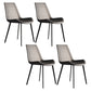 Moderne eetkamerset 1/4/7-delige gesinterde stenen tafel met vleugelstoelen