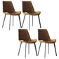 Moderne eetkamerset 1/4/7-delige gesinterde stenen tafel met vleugelstoelen