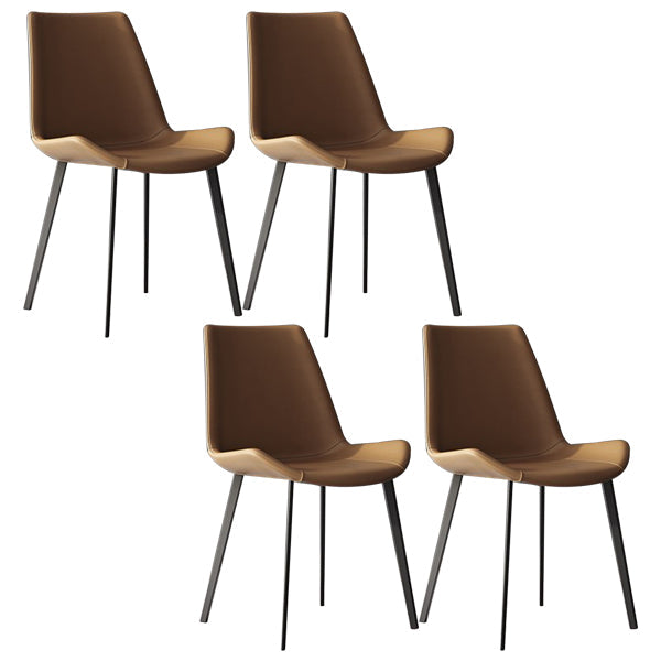 Moderne eetkamerset 1/4/7-delige gesinterde stenen tafel met vleugelstoelen